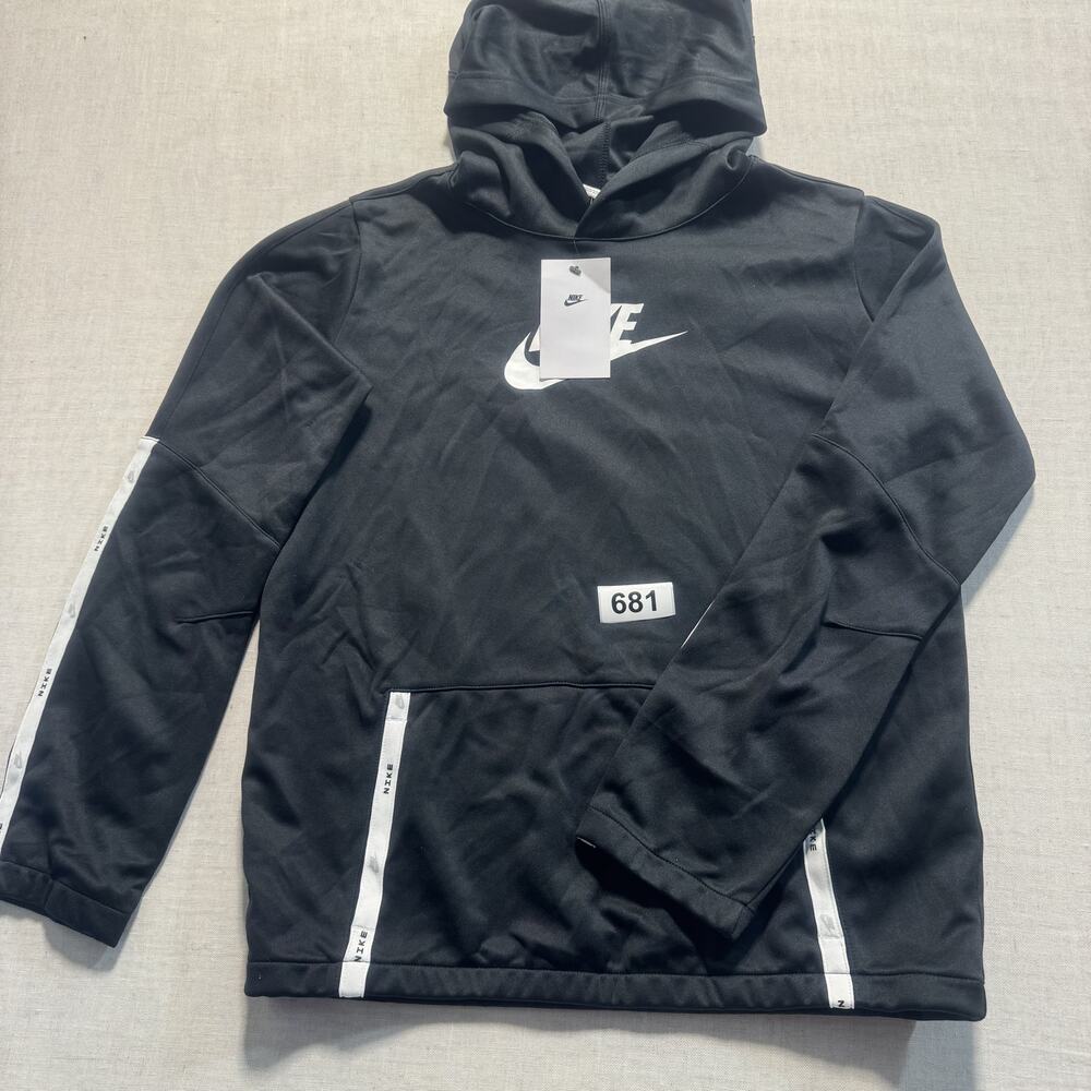 Nike Sportwear‎ Tracksuit Hoodie Kid's Sz XL Black Brand New